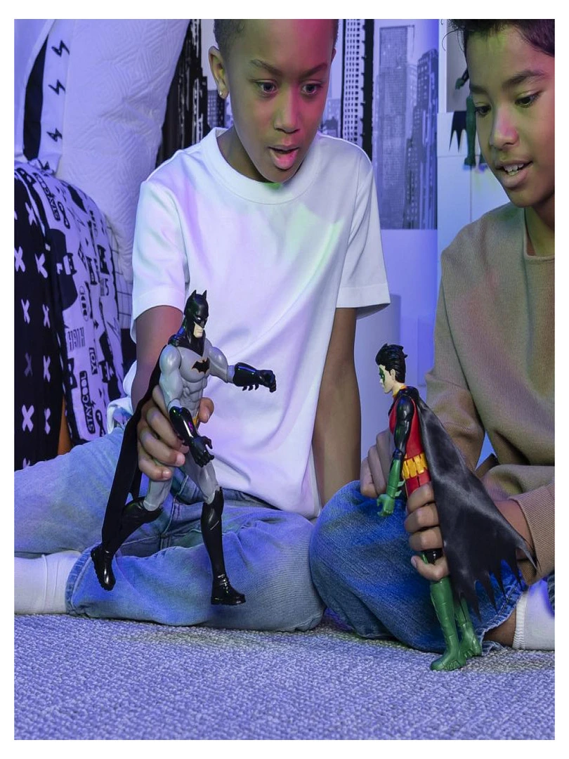 Figurine 30 Cm   Batman Gris Rebirth Batman   N/A