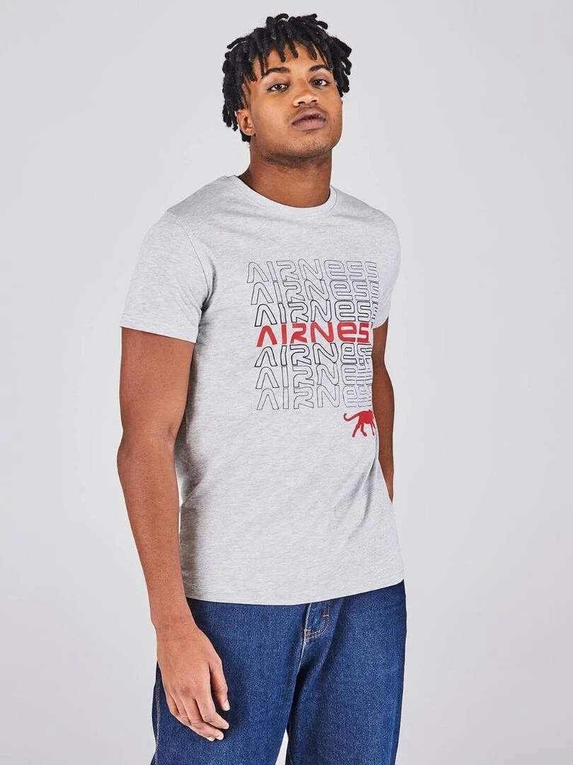 TEE SHIRT DJENNE Airness Gris