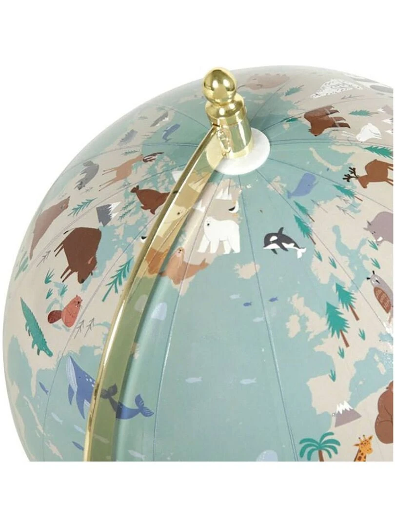 Globe terrestre jungle H30 Bleu