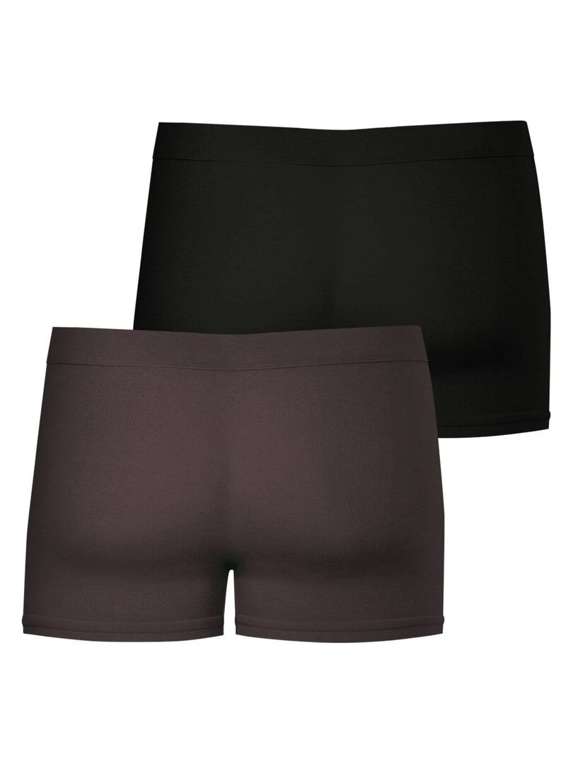 Lot de 2 boxers homme Fusion   Noir Marron