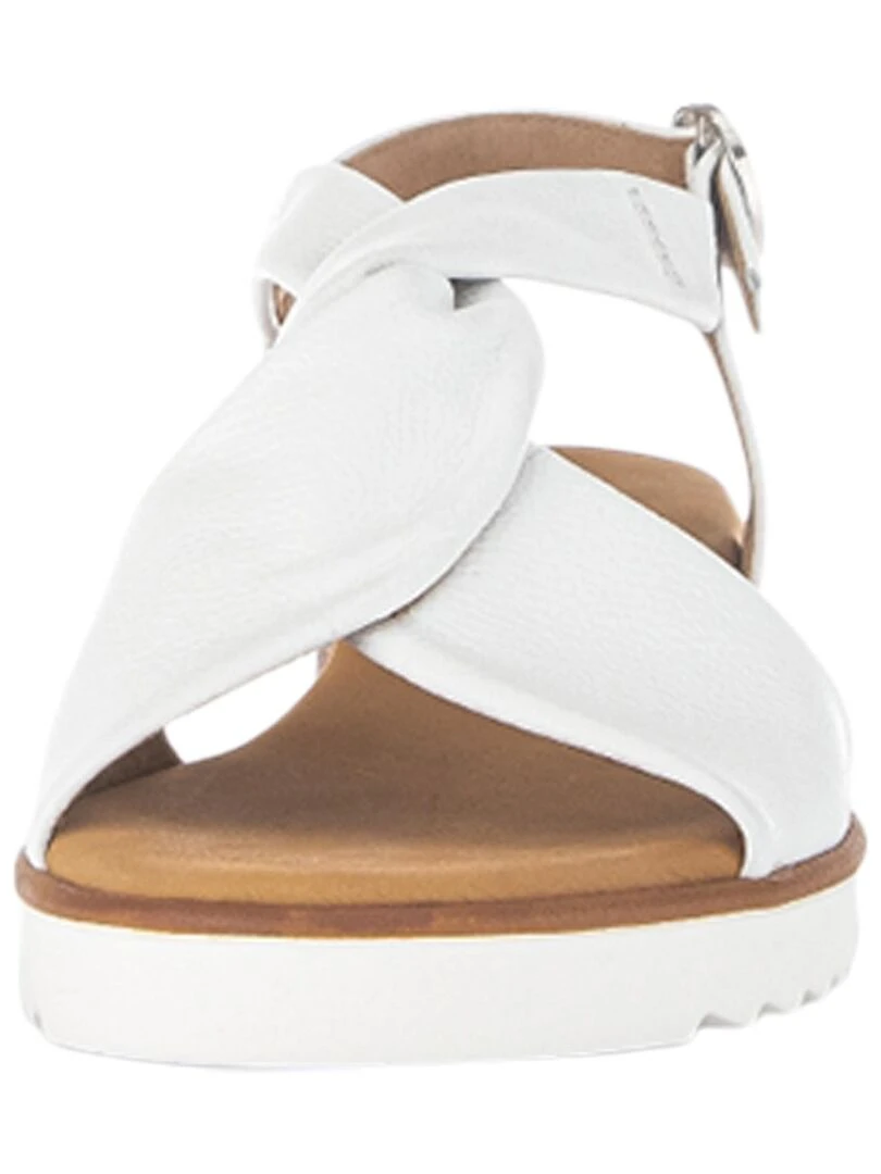 Sandale Cuir Gabor Lammnappa   Blanc