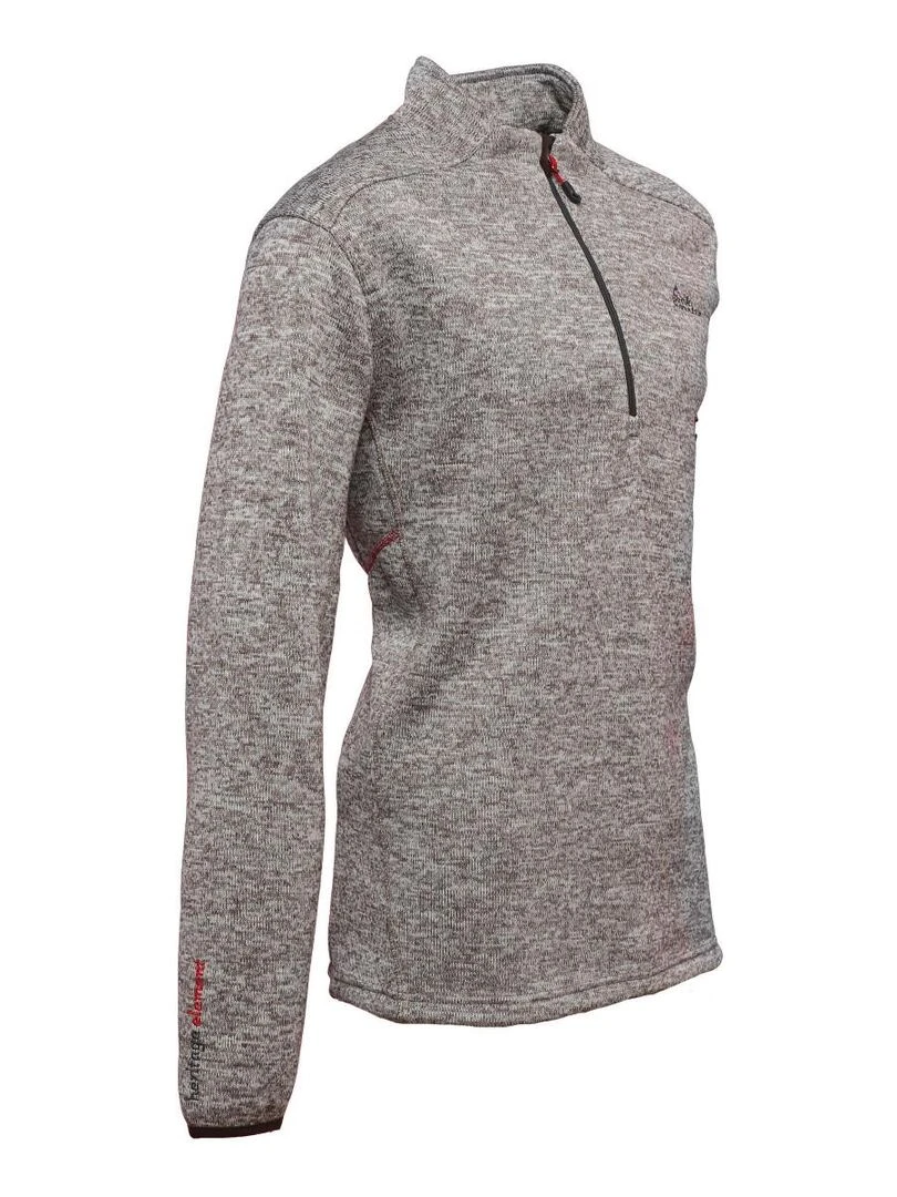 Polaire homme CYPAR   PEAK MOUNTAIN   Gris taupe