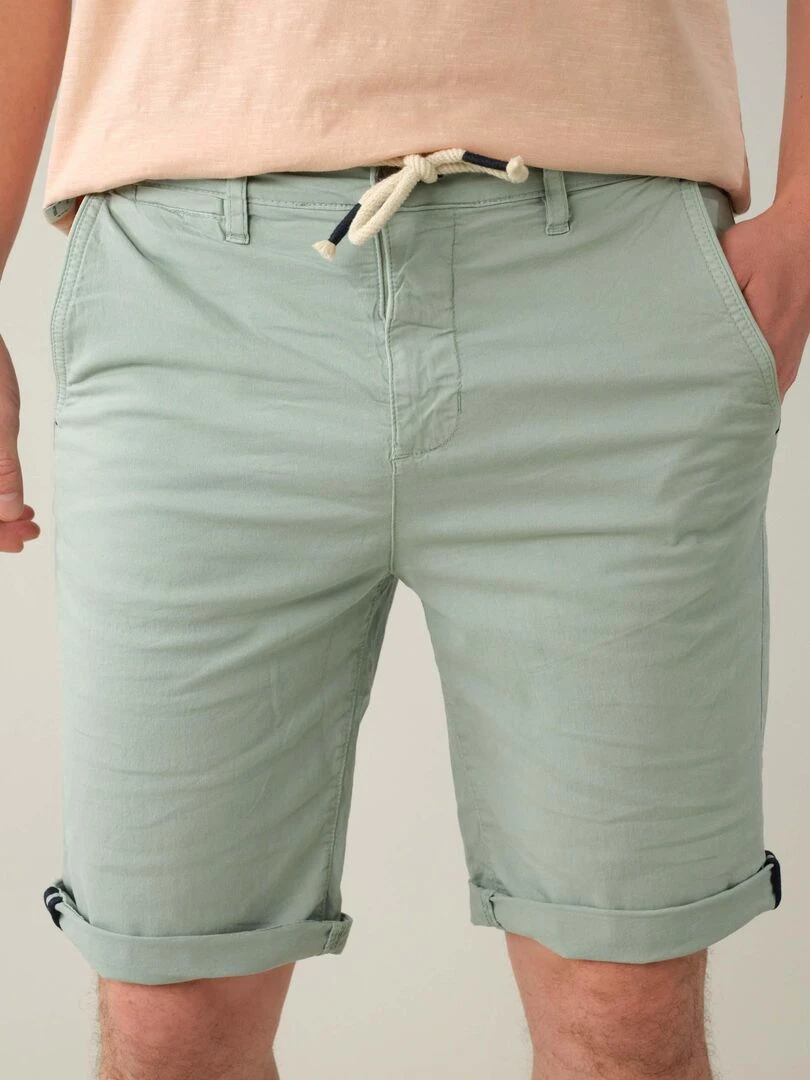 Bermuda en coton pour homme 'Deeluxe'   Vert tilleul