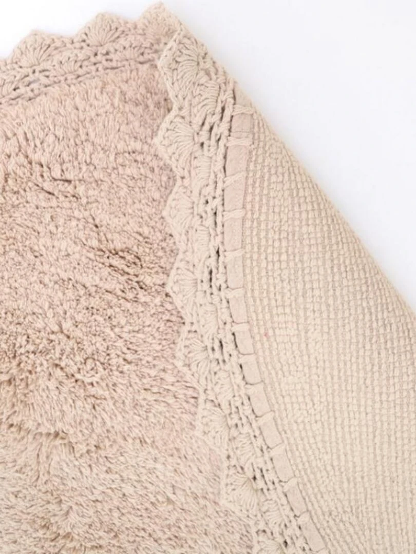 Tapis Rond Perla Nude (110 Cm)   Beige