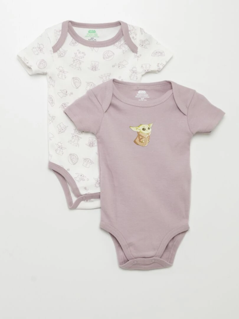 Lot de 2 bodies 'Star Wars' Violet