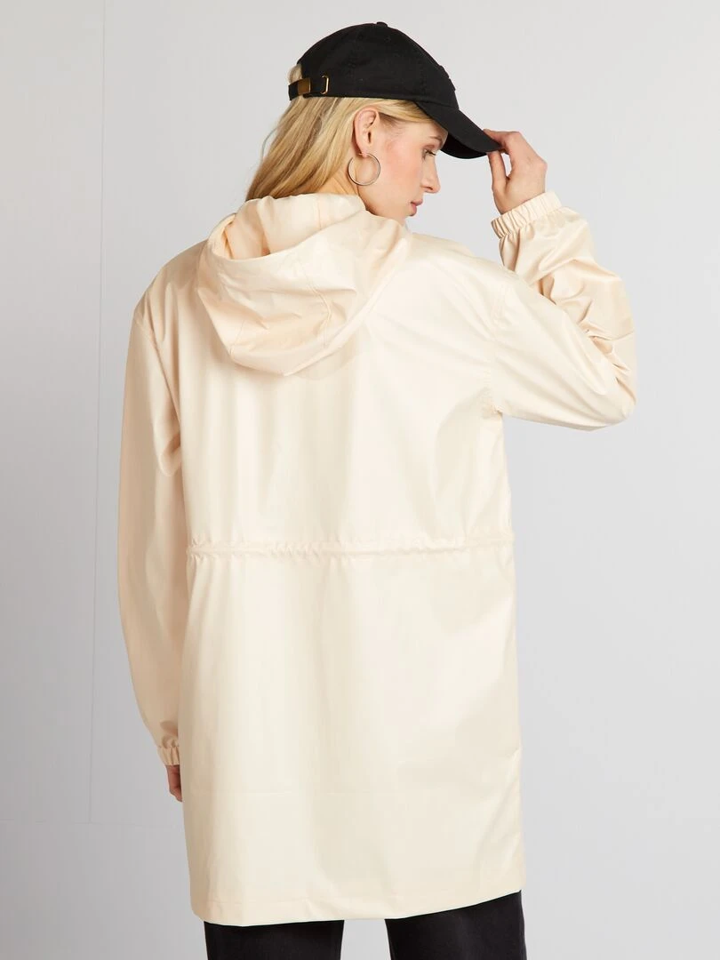 Blouson ample et déperlant   Beige