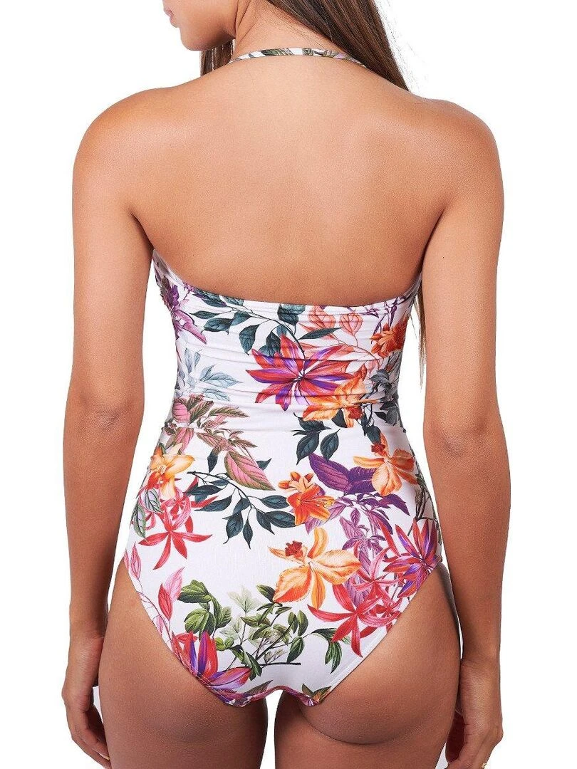 Maillot une pièce bandeau Aphrodite   Blanc