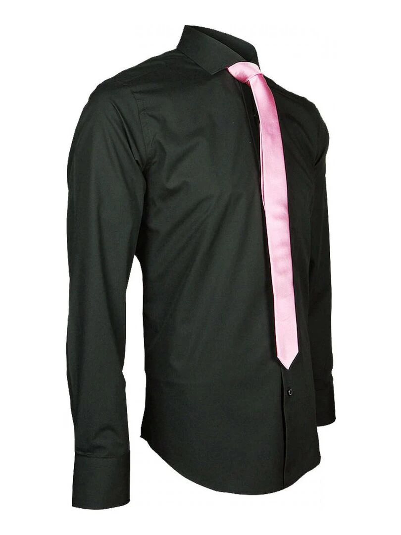 Chemise premium BASIC FASHION   Noir