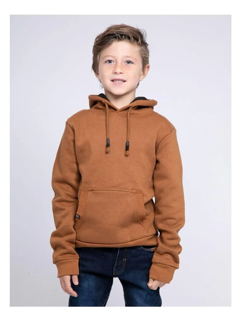Sweat capuche WIDEM J Marron