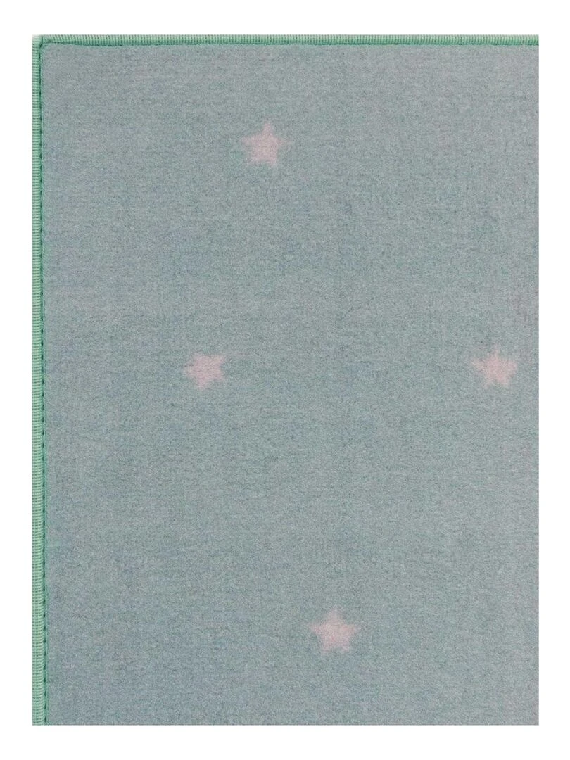 Tapis enfant BORN TO FLY MD Bleu 95x125 Fait en Europe en nylon Bleu
