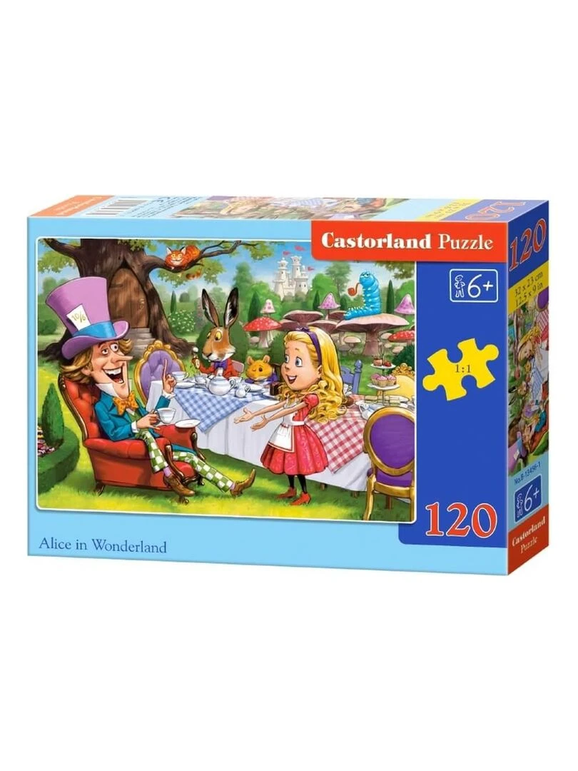 Puzzle 120 pièces : Alice au pays des merveilles N/A