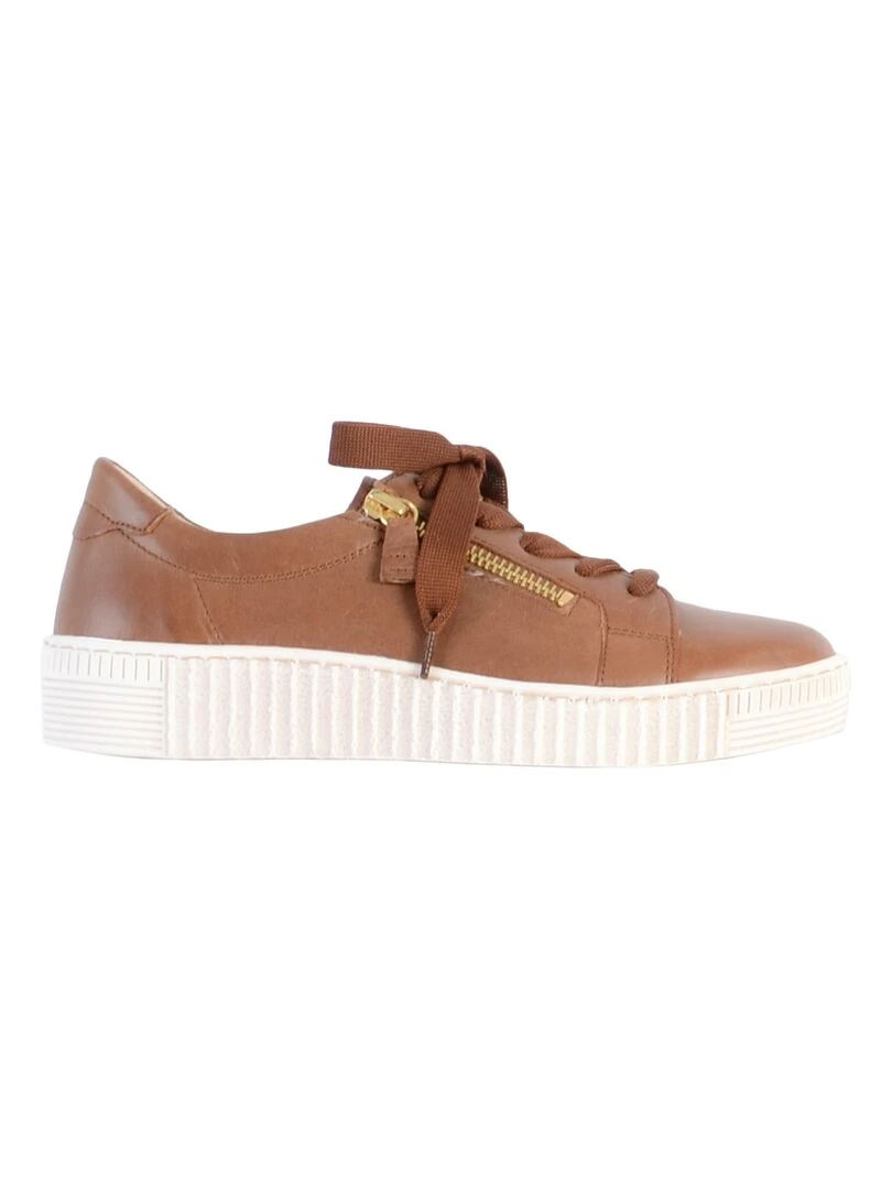 Basket Cuir Gabor Cuoio Marron
