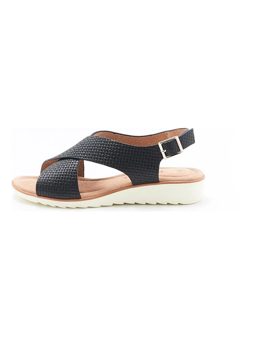 Sandales brides croisées Amortyl Damart Noir