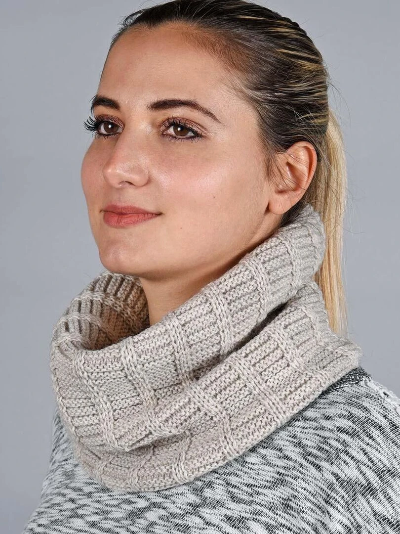 Snood Komin Made in UE Beige