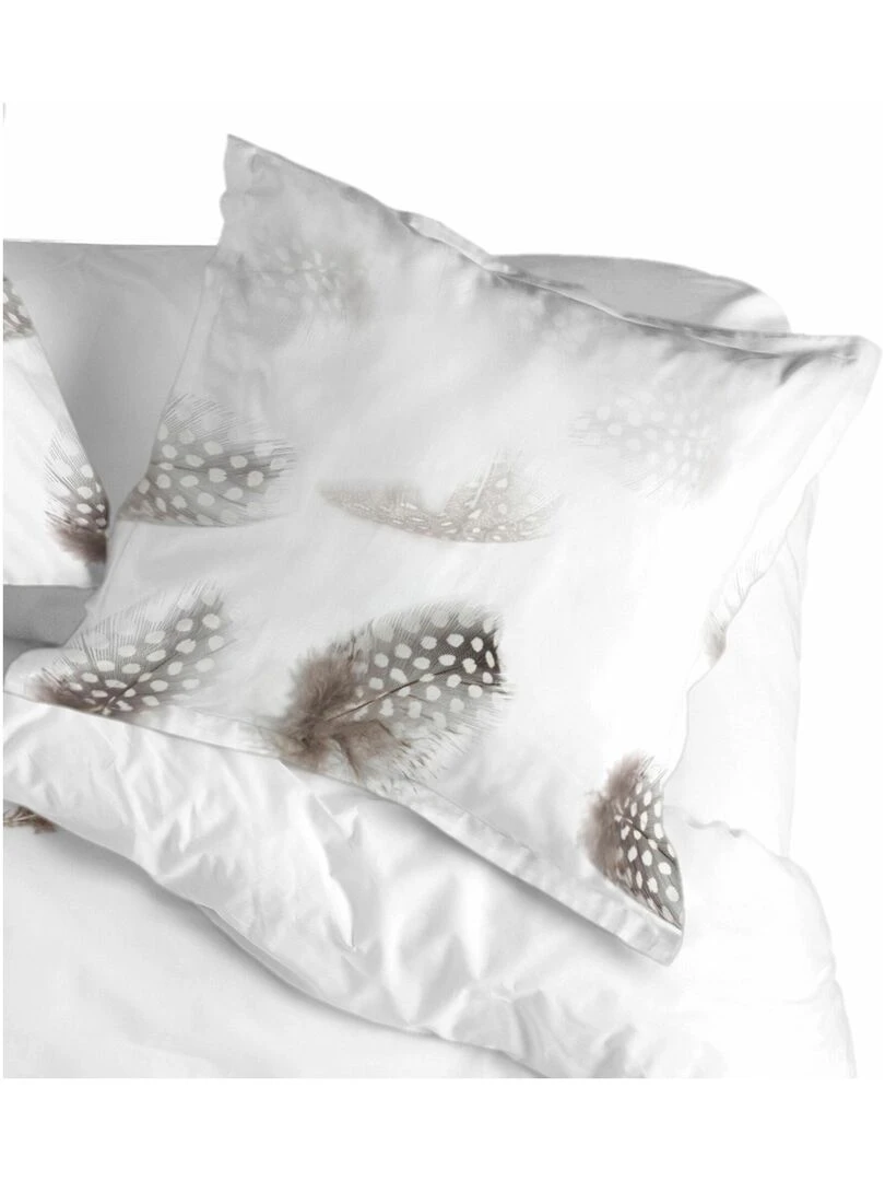 Taie d'oreiller Light "Happyfriday"   Blanc