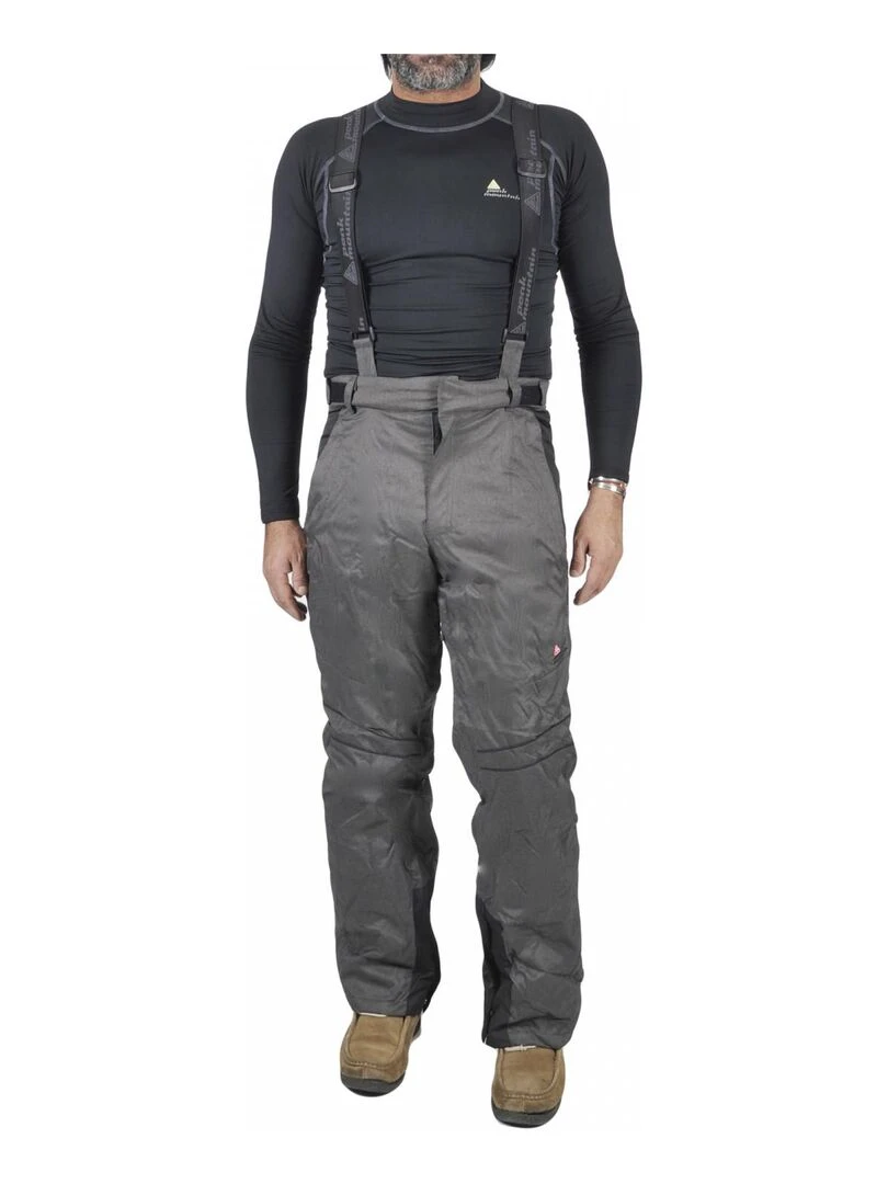Pantalon de ski homme CEBAS PEAK MOUNTAIN gris anthracite