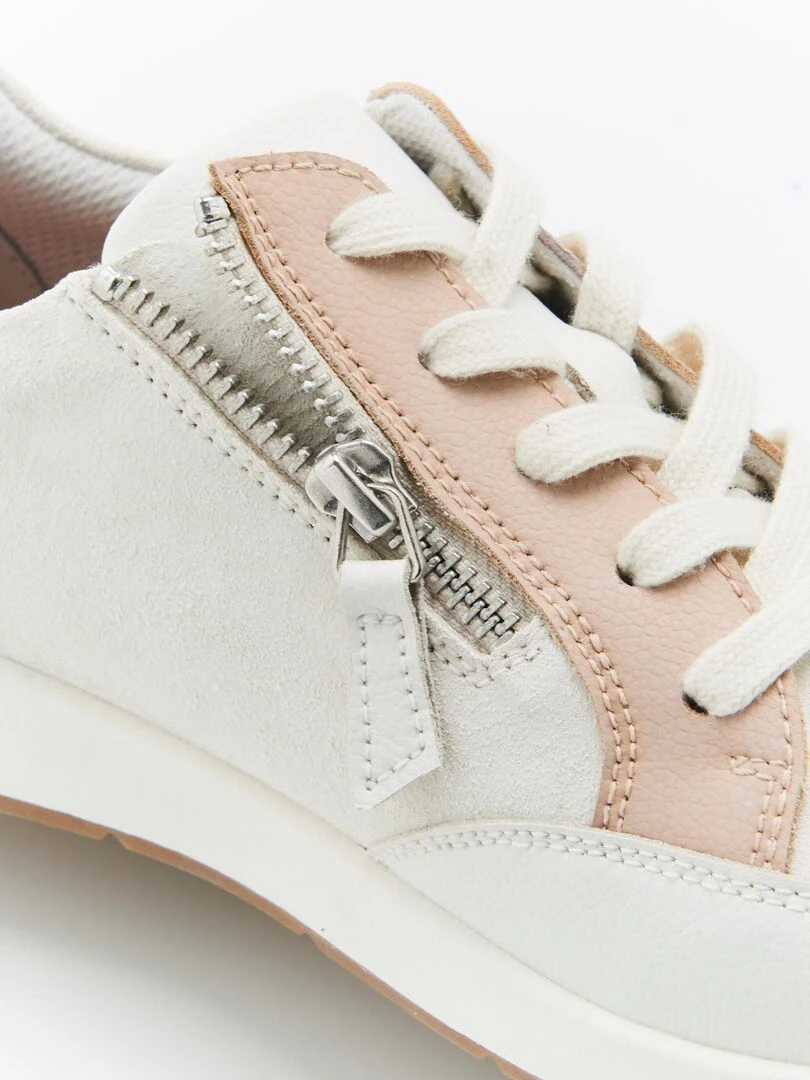 Baskets irisées   Damart   Blanc cassé