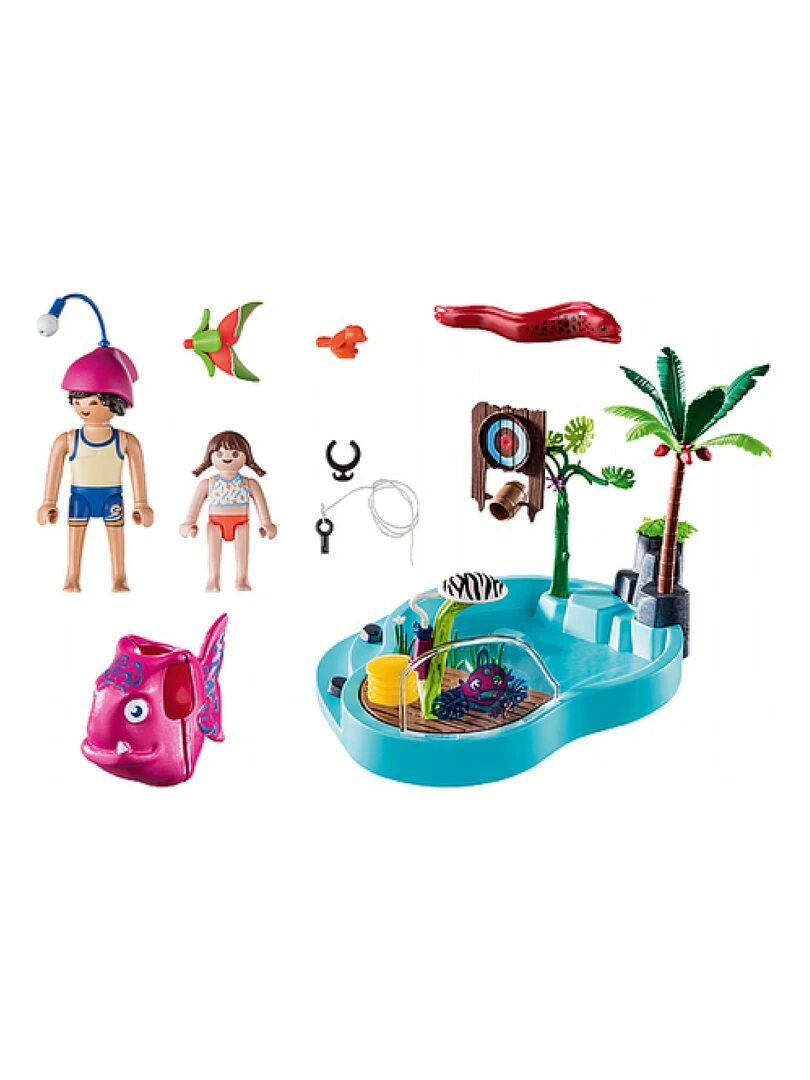 70610 Piscine Avec Jet D'eau 'playmobil' Familyfun   N/A