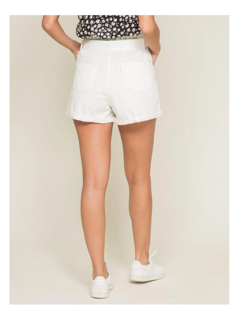 Short taille haute XAPER Ecru