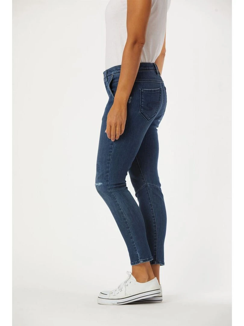 Lee Cooper   Jean coton ajustée JAZY   Bleu