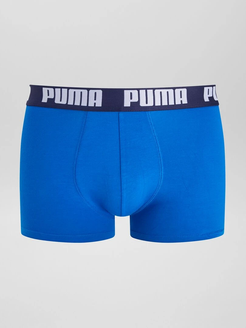 Boxers 'Puma'   Lot de 4   Bleu/noir/rouge