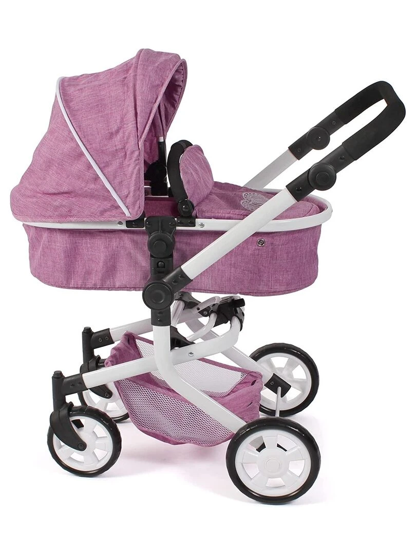 Poussette combinée 2 en 1 Mika Jean rose N/A