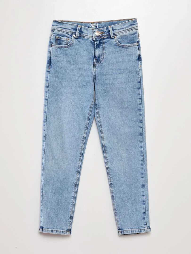 Pantalon slim 5 poches Bleu