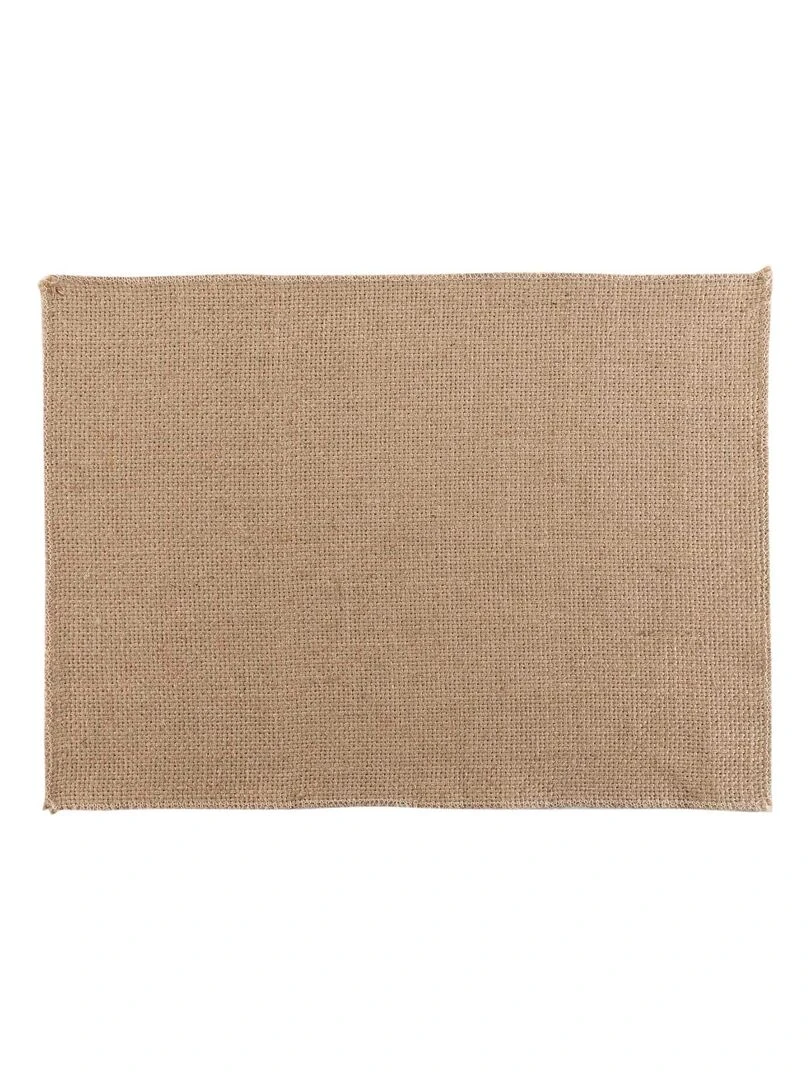Duo de sets de table en jute   Beige clair