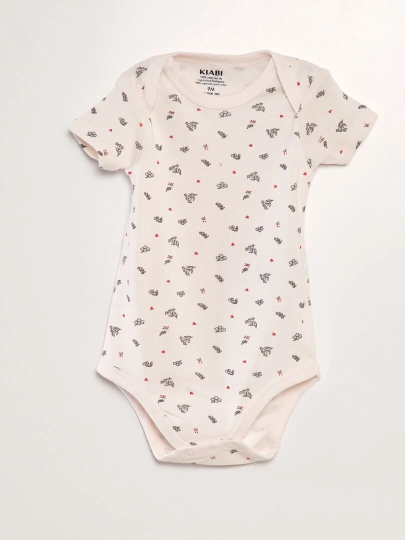 Lot de 3 bodies   Rose