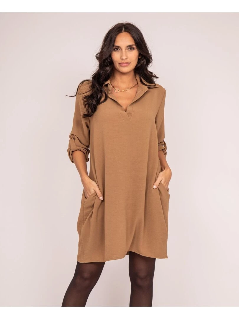 Robe courte ample IMERY Beige