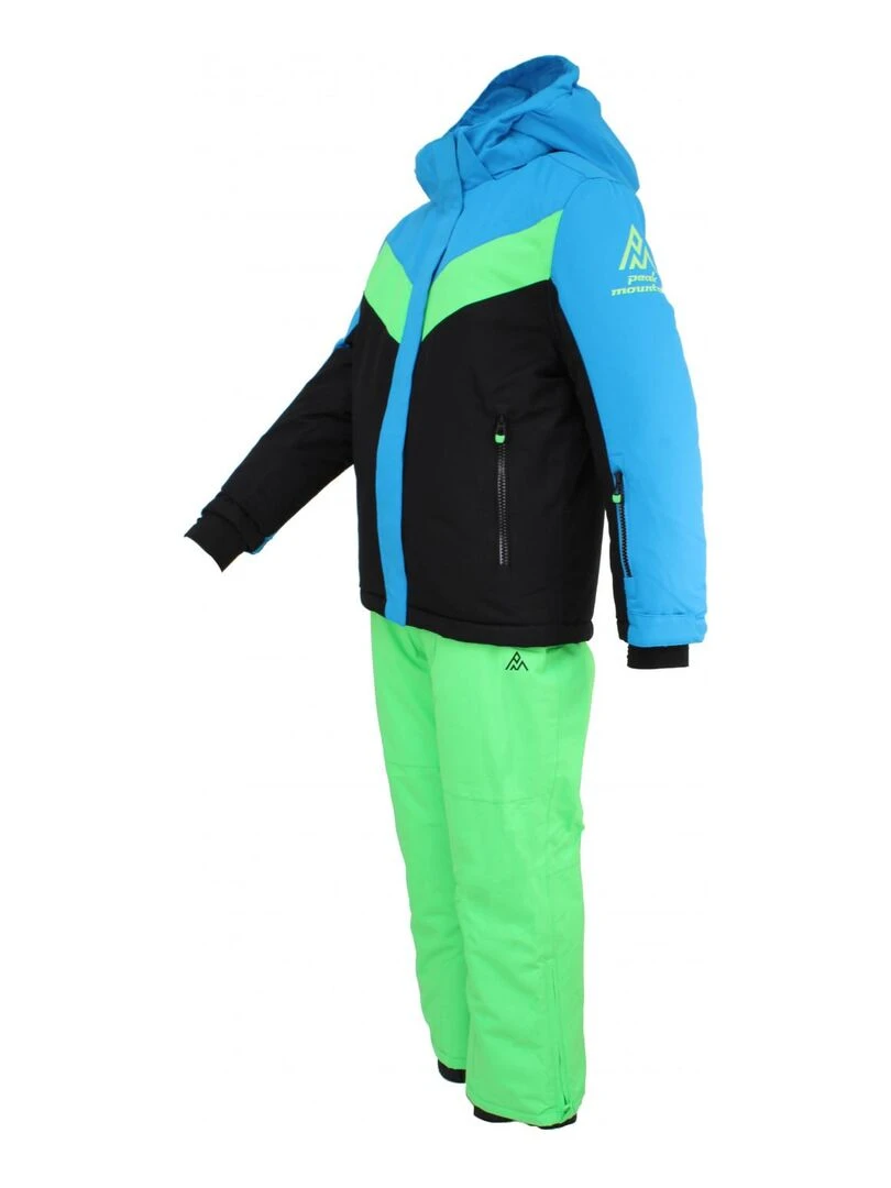 Ensemble de ski garçon EFLIGHT   PEAK MOUNTAIN   Bleu Vert