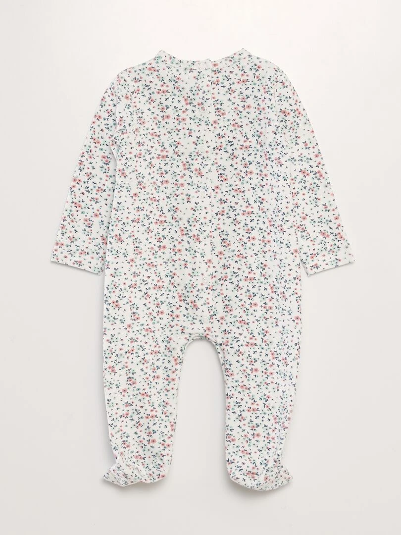 Ensemble pyjama + bonnet   2 pièces   Rose