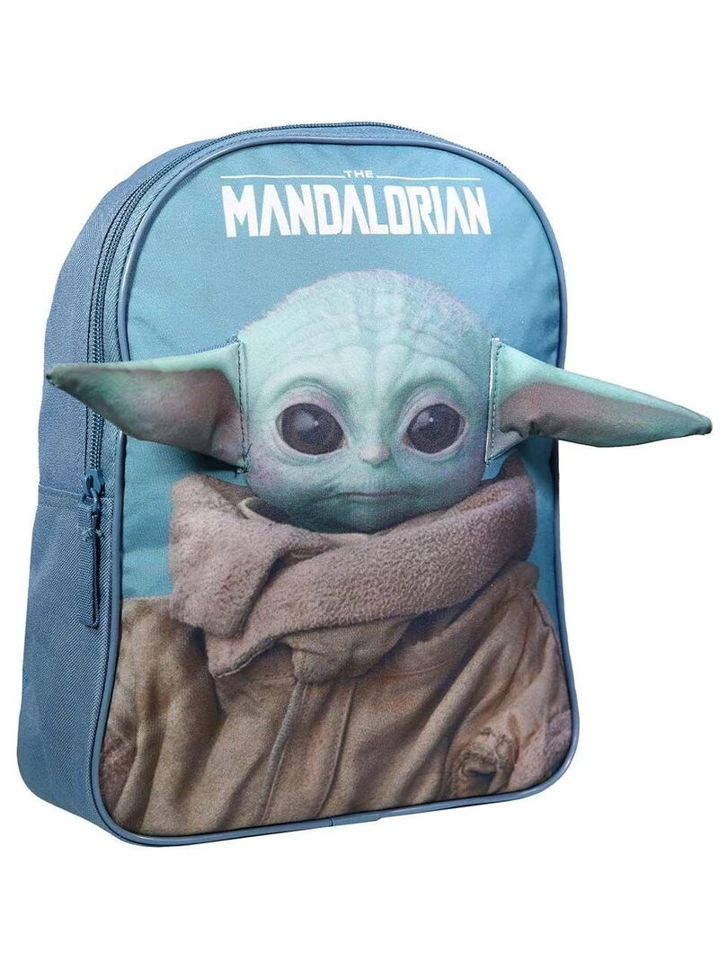 Sac à dos 31 cm avec détails 3D Baby Yoda Star Wars / The Mandalorian Bleu Bagtrotter Bleu