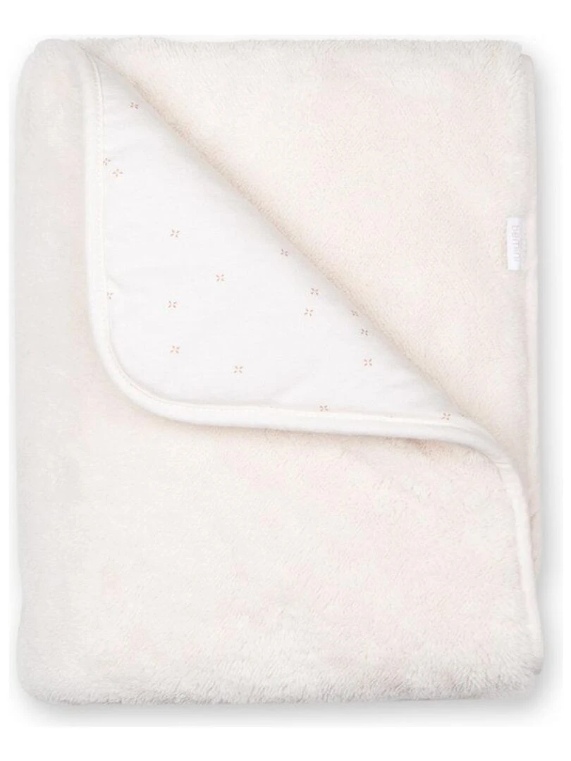 Bemini Couverture Pady jersey et softy Blanc cassé