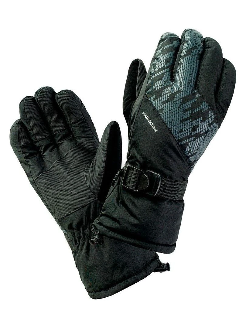 Hi Tec Gants de ski ELIME Noir Gris