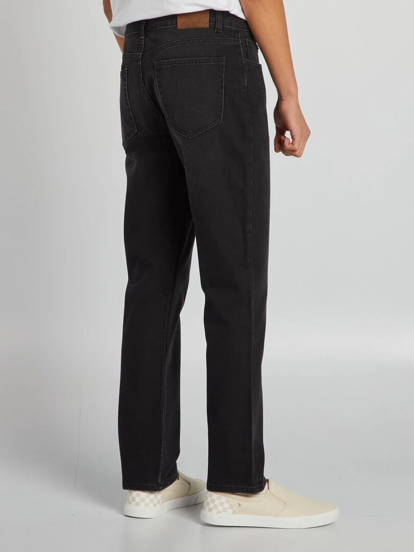 Jean droit   Noir