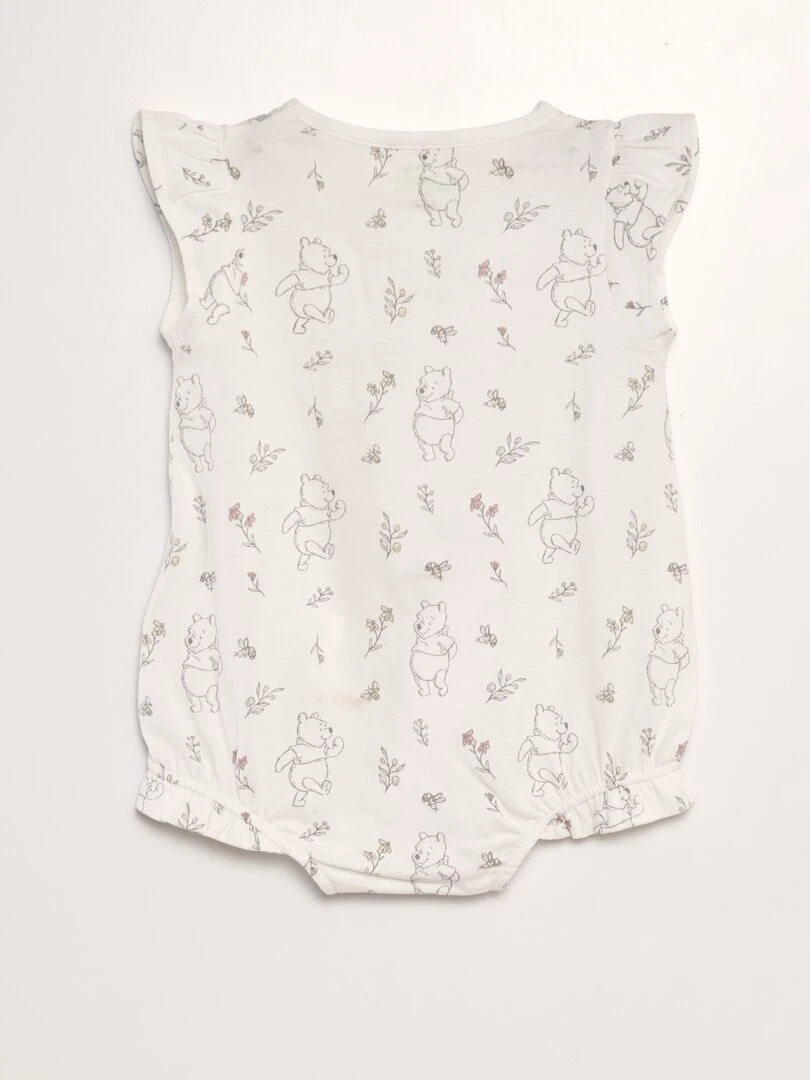 Ensemble bob + barboteuse 'Winnie'   2 pièces   Blanc