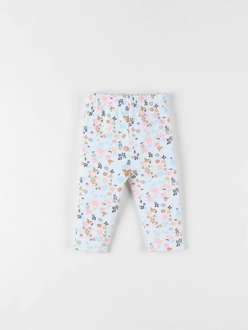 Set 3 pièces  imprimé fleuri écru/blush   Noukie's   Rose