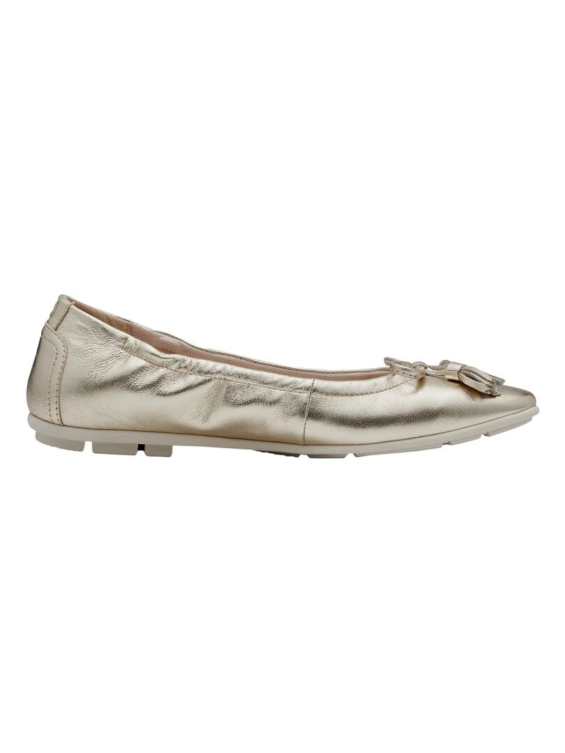 Ballerine Cuir Tamaris Doré/or