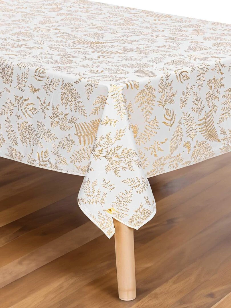 Nappe antitache esprit de Noël   Blanc