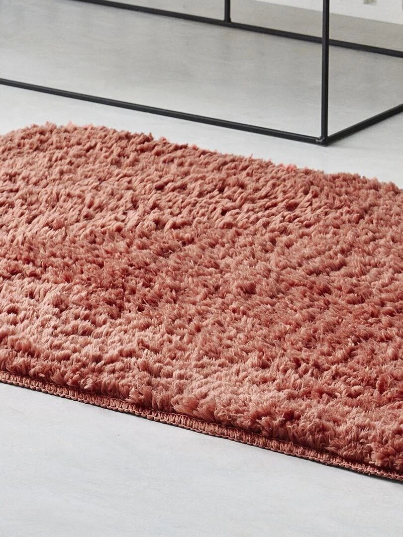 Tapis de bain tufté uni 'ESSENTIAL' 'TODAY'   Rouge