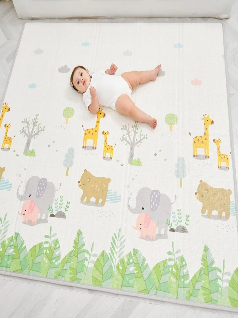 Tapis de Jeu en mousse épais et pliable pour enfants ALPHABET XL SUPERBE BEBE Blanc Rose Bleu