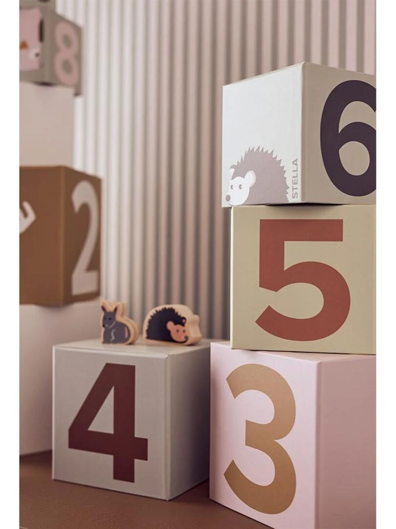 Cubes carton 1 à 10 Edvin   Kids Concept   N/A