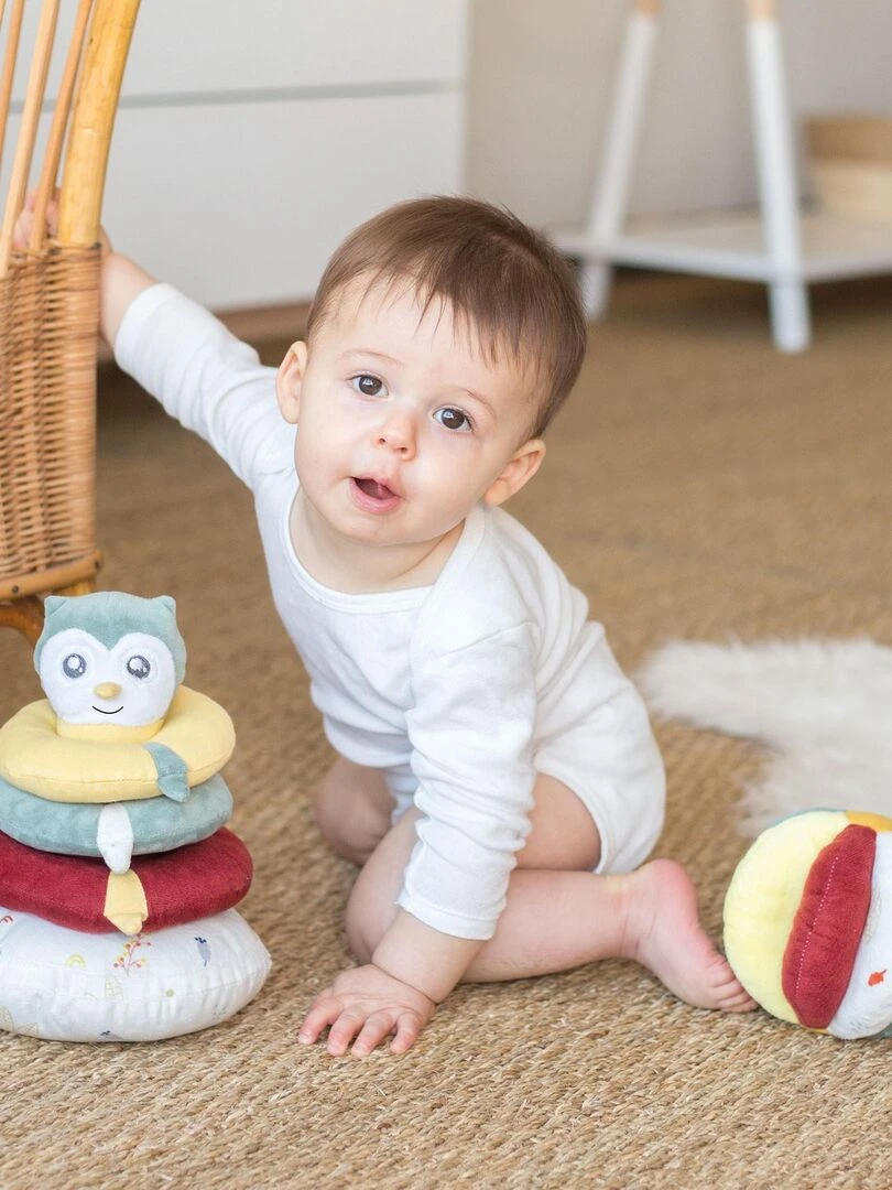 Pyramide sensorielle en tissu bébé Trois Kilos Sept N/A