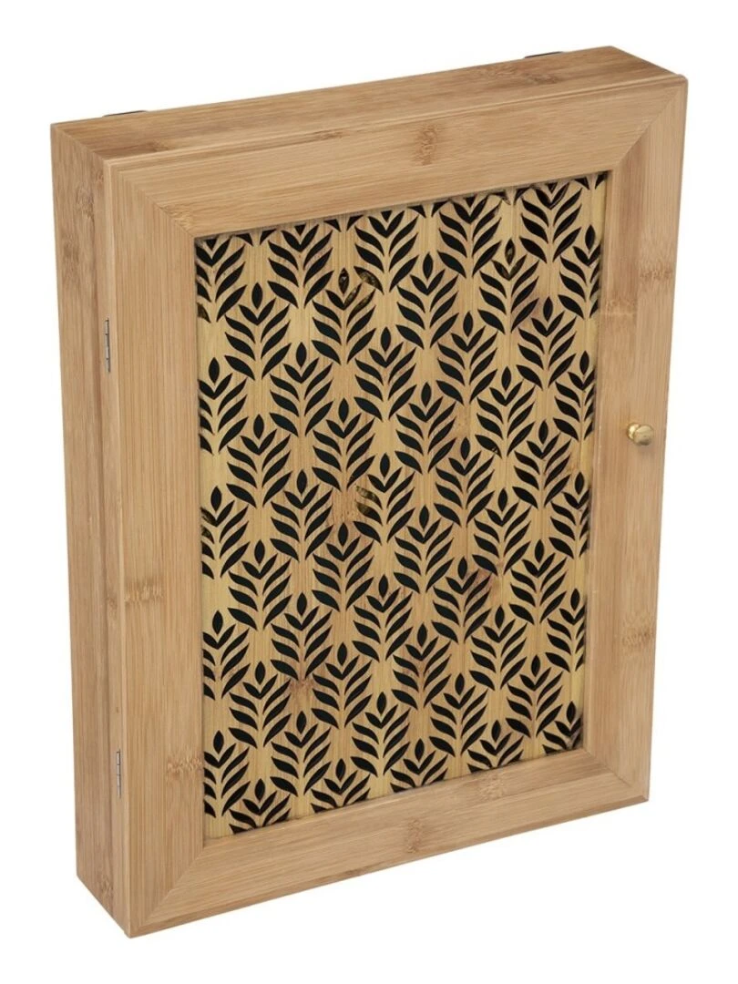 Boîte à clés bambou Palm 30x40 cm Beige