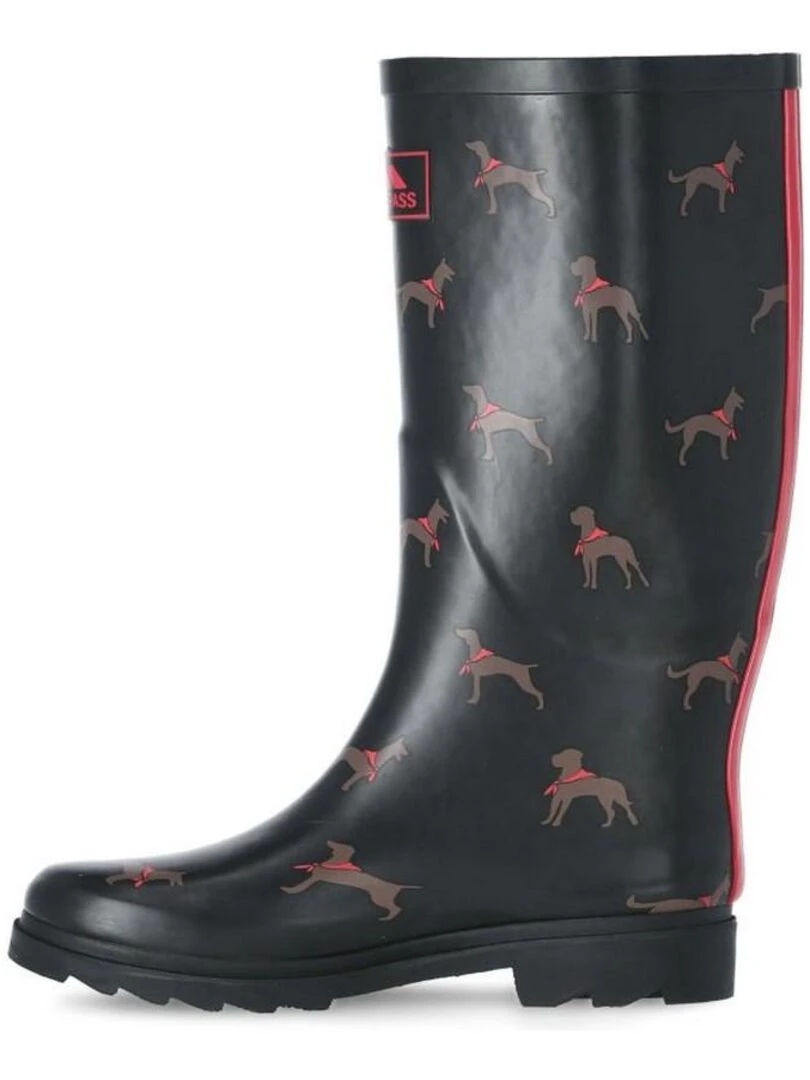 Trespass   Bottes de pluie SAMIRA   Noir Marron