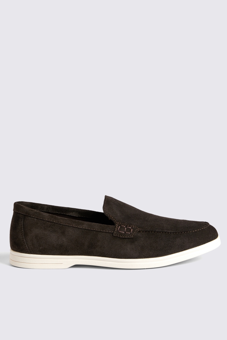 Lewisham Brown Suede Casual Loafers   Buy Online at Moss