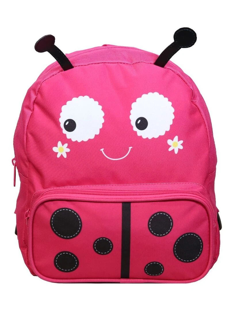 BAGTROTTER Sac à dos gouter maternelle 3D Coccinelle Kids Rose Rose