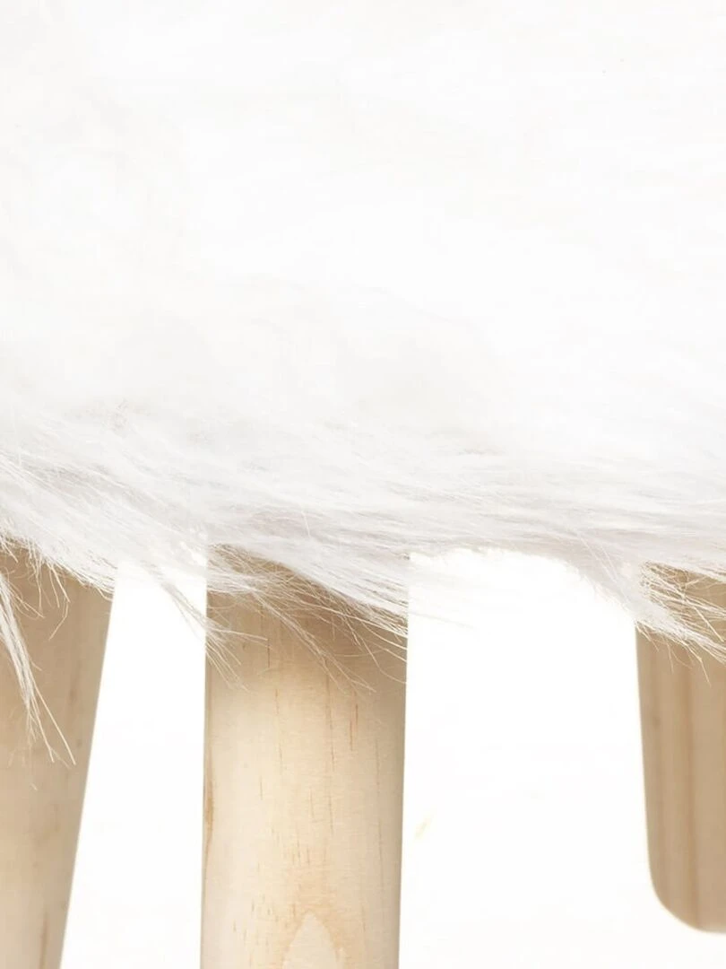 Tabouret lapin pour enfant Blanc
