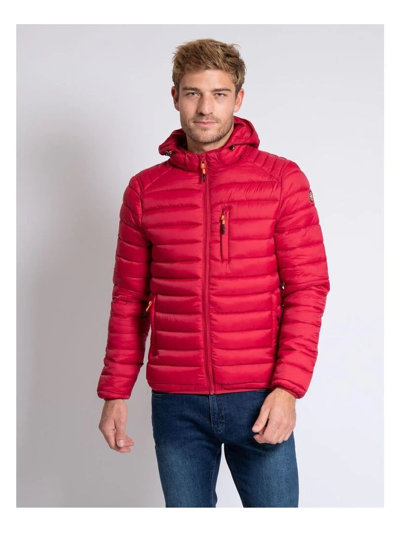 Doudoune légère capuche ZEGEL Rouge